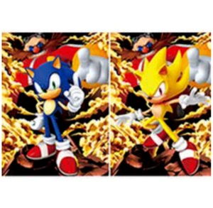 Póster abatible 3D de Sonic the Hedgehog 11,6" x 15,5" resistente #73 - Imagen 1 de 1