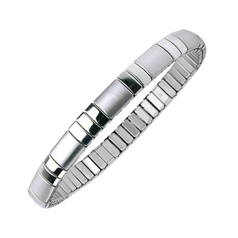 MAGNETIX - Armband - Flexi 183 Cube Edelstahl (Breite 6,5cm) Magnetschmuck - Bild 1 von 1