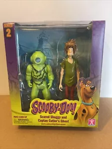 Hanna Barbera Scooby-doo Series 2 Shaggy & Captain Cutler's Ghost Figures NEW - Picture 1 of 6