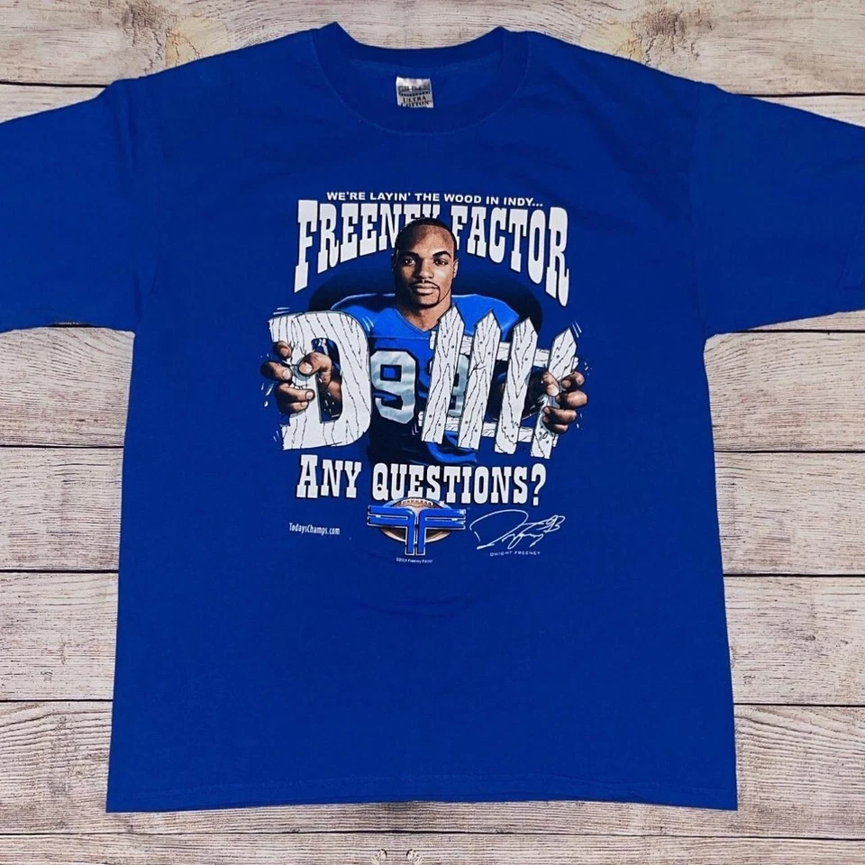 Camiseta de colección para hombre NFL Indianapolis Colts #93 Dwight Freeney talla grande para hombre Foto 1 de 2