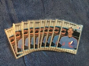 Randy Johnson 1989 Fleer 10 Card Rookie Lot #381 (Montreal Expos), Pack Pull - Picture 1 of 2