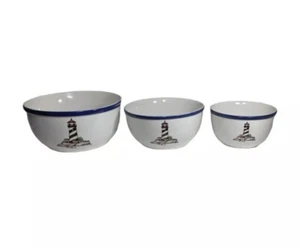Totally Today Lighthouse Mixing Bowl Set Of Three - Picture 1 of 4