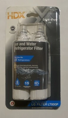 HDX FML-4 Ice and Water Refrigerator Filter Replacement For LG LT800P ( 2 Pack ) - Image 1 of 4