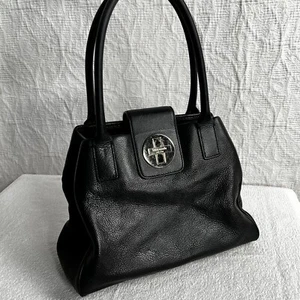 Kate Spade New York Anisha Bexley Black Pebbled Leather Shoulder Bag Satchel - Picture 1 of 24