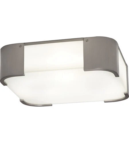  BRYCE 3LT BRUSHED NICKEL FLUSHMOUNT 14"  - Image 1 of 1