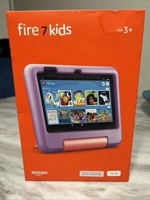 Amazon Fire 7 Kids - 16GB Purple 12th Generation / New in Sealed Box - Image 1 of 3