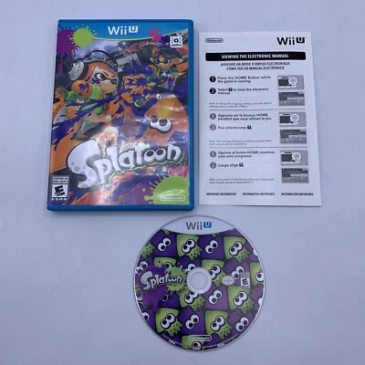 Splatoon (Nintendo Wii U, 2015) Tested Refurbished Excellent - Image 1 of 4