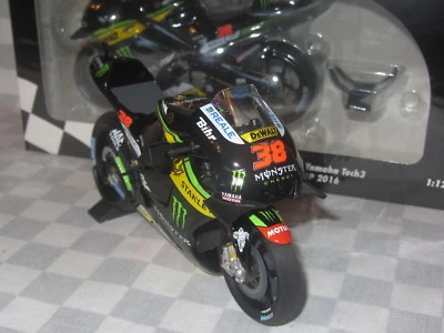 1/12 MINICHAMPS BRADLEY SMITH MOTO GP 2016 YAMAHA TECH 3 MONSTER 122 163038 Foto 1 de 4