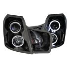 Anzo 121415 Black Projector Headlights with Halogen Bulb for 03-07 Cadillac CTS
