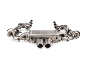 In Stock! Full Akrapovic Evo Header Set + Slip on Porsche 911 GT3 RS (992) 2024+ - Afbeelding 1 van 4