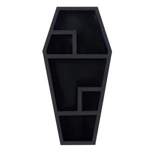 Coffin Shelf - Large - Gothic Decor for Display or Storage - Afbeelding 1 van 12