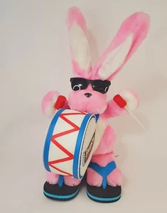 Vtg 1997 Energizer Stuffed Plush 22" Soft Pink Bunny Eveready Battery  RARE - Picture 1 of 12