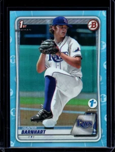 2020 1st Bowman Draft ~ Hunter Barnhart ~ 1st Edition ~ Sky Blue Foil ~ BD-66 - Picture 1 of 2