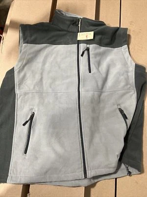 Red Head Brand Men's Full Zip Vest Fleece Size 3XL Asphalt Color NEW - Image 1 of 4