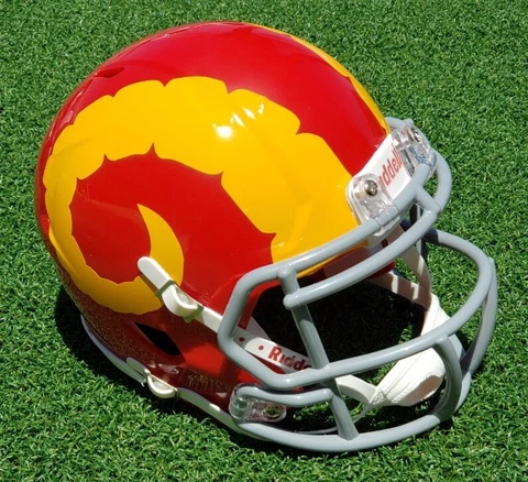 LOS ANGELES CLEVELAND RAMS TRIBUTE THROWBACK FOOTBALL MINI HELMET +VISOR OPTION Cover