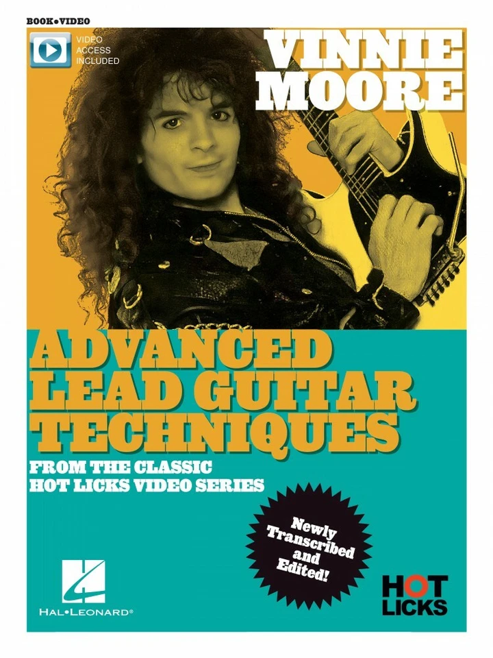 Vinnie Moore Advanced Lead Guitar Techniques - Book and Online Video 000393920 - Image 1 of 1