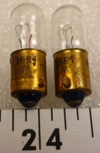 (2) NEW 1891 Miniature Lamp Bulb 14V Mini Bayonet T3.25 0.24a - Picture 1 of 5