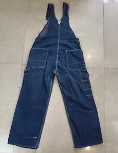 Vintage OSHKOSH B'Gosh VestBak Overall Sanforized Herren 36 Denim Farmer Union Made - Bild 1 von 24