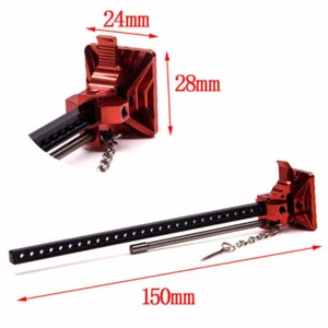 1/10 RC Crawler Car Accessory Full Metal High Lift Jig For SCX10 D90 Truck Red - Picture 1 of 8