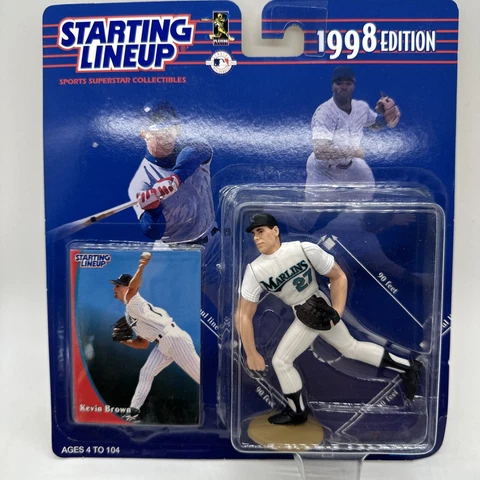 1998 Starting Lineup Kevin Brown Florida Miami Marlins Kenner Sports Figure Cover