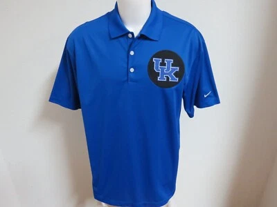 M-3XL Blue Nike Dri-Fit Men's #48A Polo Shirt - Image 1 of 4