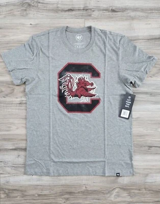 South Carolina Gamecocks '47 Brand T-Shirt short sleeve vintage logo grey new - Image 1 of 4