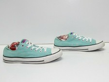 converse verde acqua basse