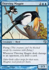 4x Thieving Magpie MTG 9th Edition NM Magic Regular