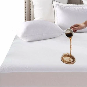 Extra Deep Mattress Protector Fitted Sheet Bed Covers Hypoallergic & Non Noisy - Picture 1 of 15