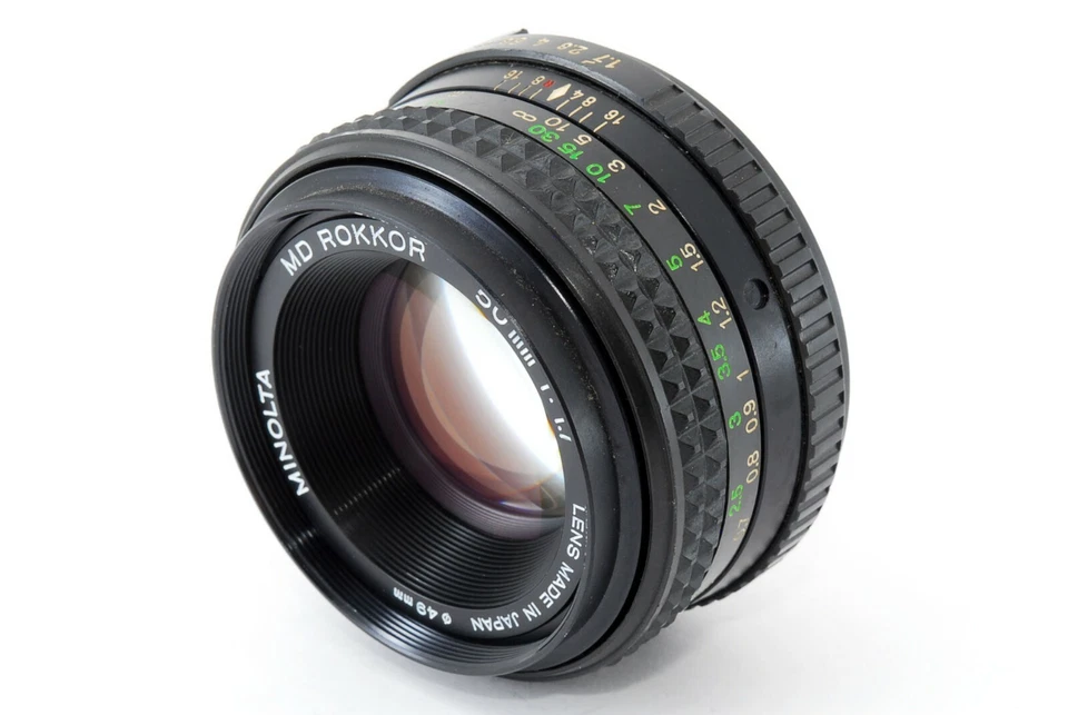 【EXC+++!!】 Minolta MD Rokkor 50mm f/ 1.7 MD MF Lens #A0207 from Japan - Image 1 of 4