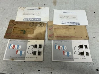 Buscador de llaves de matrícula de California Oldsmobile 442 pares consecutivos nuevos de stock Foto 1 de 4