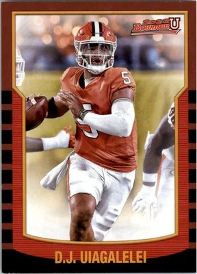 2022 Bowman University '00 Bowman #2KB2 D.J. Uiagalelei - FB - Image 1 of 2