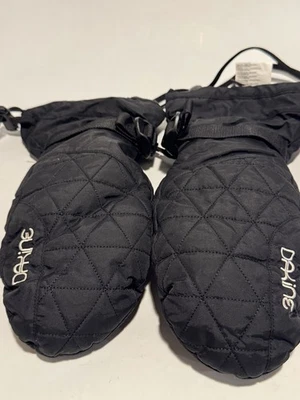 Guantes de nieve impermeables para esquí snowboard aislados Dakine Lynx Mitt para mujer negros medianos Foto 1 de 3