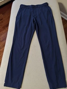 Mizzen & Main Hose Herren 32W Blau Helmsman Slim Performance Tapered Jogger Golf - Bild 1 von 8