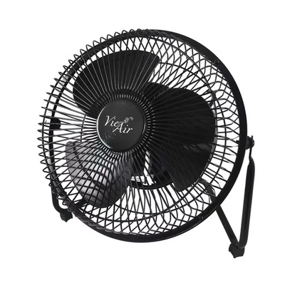 Vie Air 8" High Velocity Metal Desk & Floor Fan - Image 1 of 4