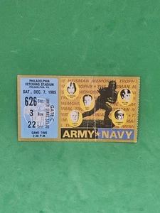 1985 ARMY VS NAVY  FOOTBALL TICKET STUB 12/7/85 VETERANS STADIUM - Picture 1 of 2