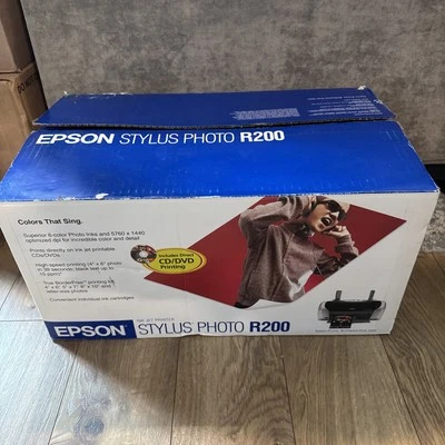Epson Stylus R200 Digital Photo Inkjet Printer Open Box - Image 1 of 2