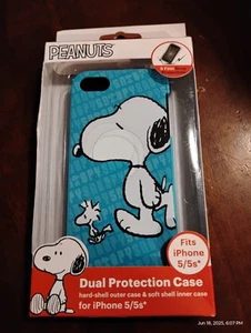 NWT SEALED Snoopy Peanuts Phone Case Phone Protection iPhone Case iPhone 5/5s - Photo 1 sur 5