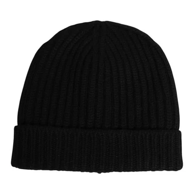 Chapéu Dolce & Gabbana Preto Cashmere Malha Gorro Capello Masculino Tamanho Único 370usd - Imagem 1 de 4