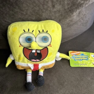 Nickelodeon Nick Jr. SpongeBob Sponge Bob Plüschpuppe mit 3D beweglichen Augen 8 Zoll - Neu - Bild 1 von 1