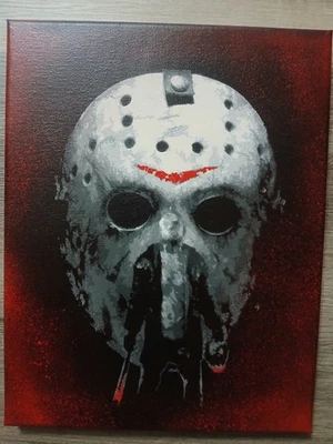 Джейсон. Friday The 13th. Оригинальная многослойная картина-спрей. Не принт! - Изображение 1 из 4