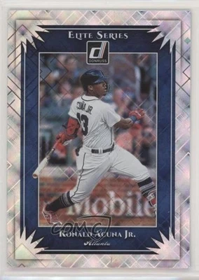 2019 Panini Donruss Elite Series Diamond Ronald Acuna Jr #ES1 - Image 1 of 2