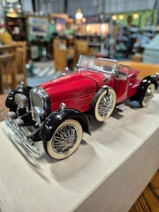 1928 Stutz Black Hawk Boat Tail Speedster Franklin Mint 1 24 - Picture 1 of 6