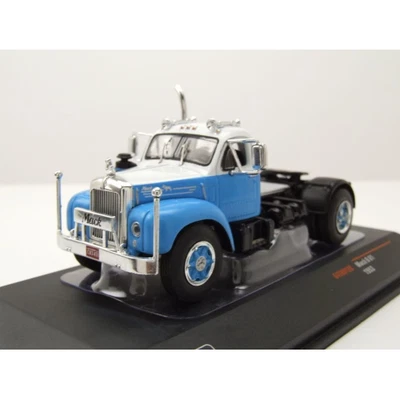MACK B 61 1953 BLUE/WHITE 1:64 Ixo Model Camion Modellino Nuovo - Immagine 1 di 4