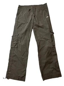 Nike Sportswear Women’s Utility Cargo Pants Gray Sz Small (4-6) Embroidered Logo - Picture 1 of 6