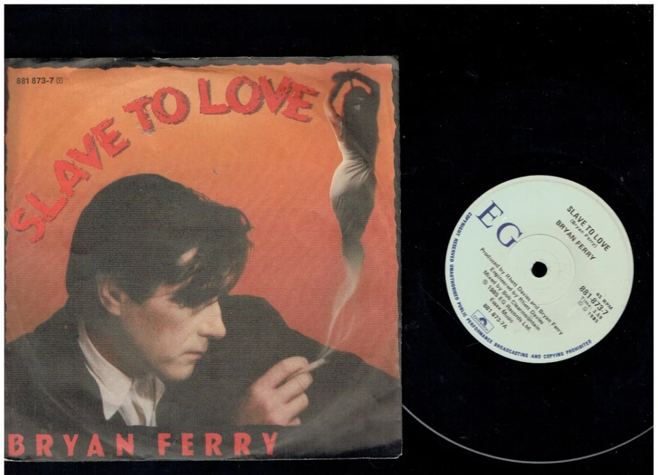 BRYAN FERRY SLAVE TO LOVE 1985 7 INCH VINYL SINGLE Foto 1 de 1