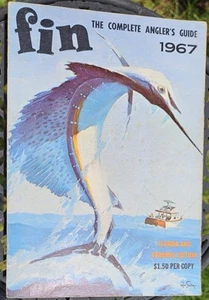 Vtg FIN The Complete Anglers Fishing Guide  1967 Florida Bahamas Paperback Book - Picture 1 of 7