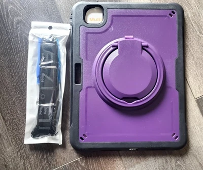 NEW IPad Pro Case - Dual Layer - Scratch Resistant 360° stand  W/Shoulder Strap! - Image 1 of 4