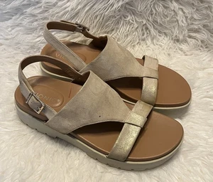Vionic ALONDRA LUG sandali donna oro misura 9,5 - Foto 1 di 10