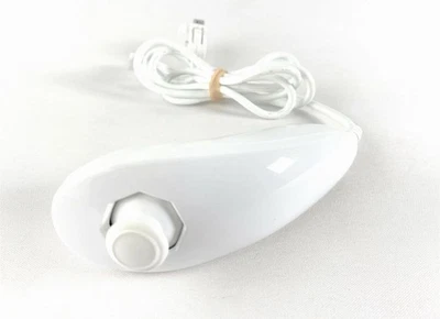 Nintendo Wii Nunchuck Controller White | Official Genuine Wii Tested - Image 1 of 3